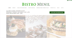 Desktop Screenshot of bistromenil.com